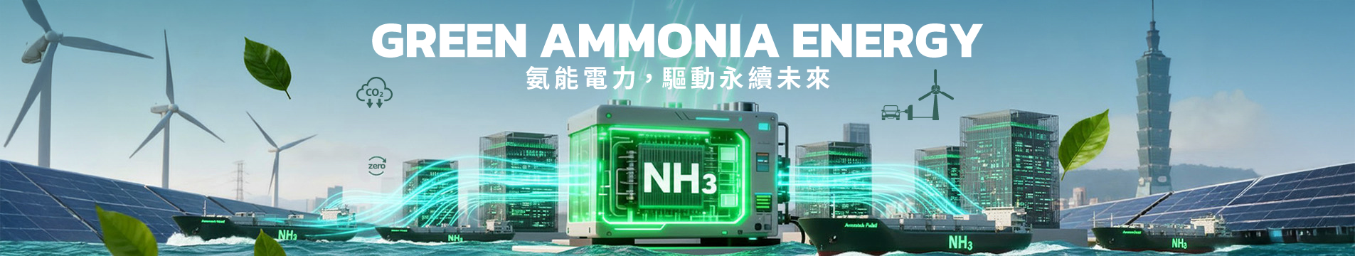 台灣氨能電力股份有限公司｜氨能與氫能發電整合解決方案